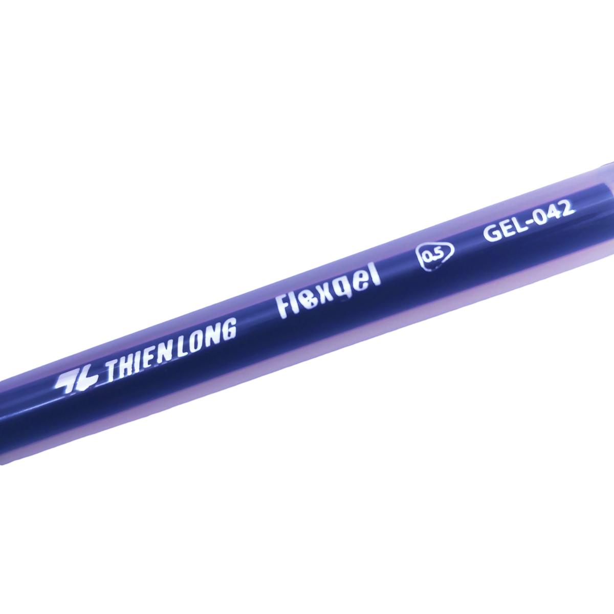 Bút Gel Flexgel 0.5 mm - Thiên Long GEL-042 - Mực Tím