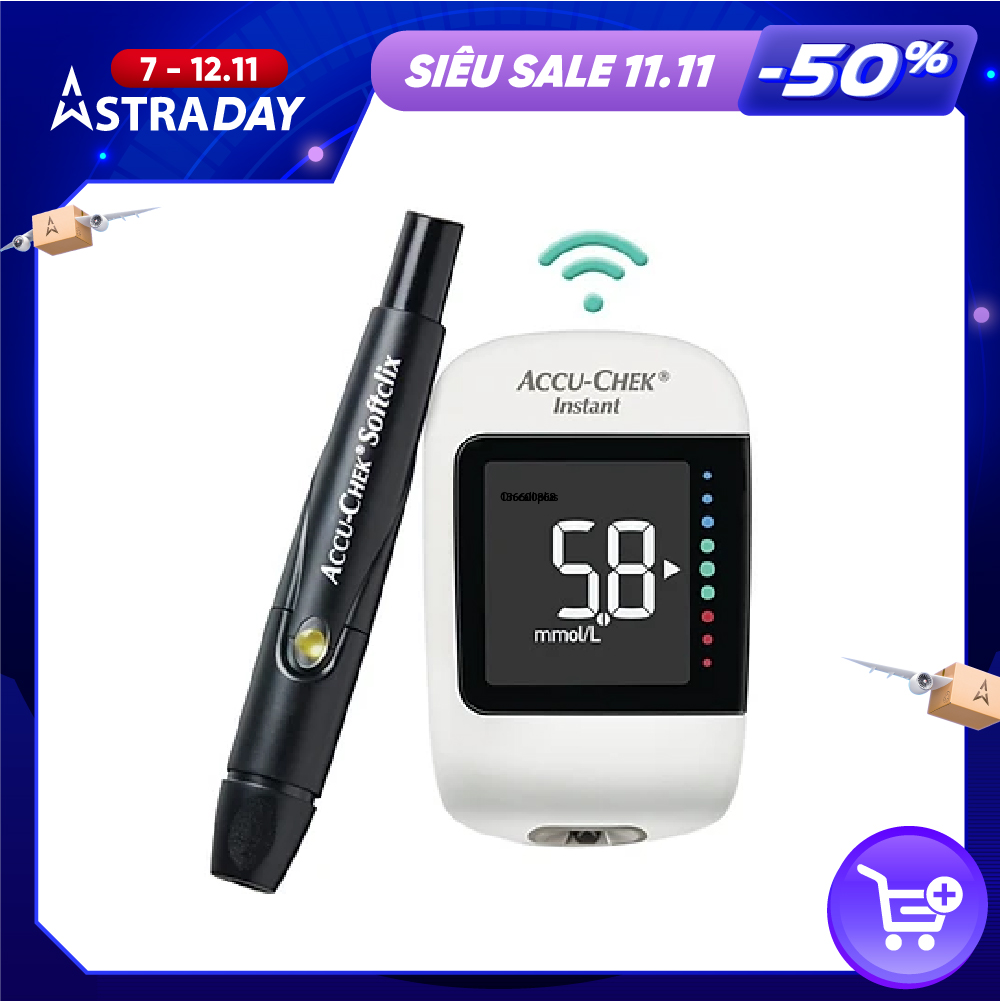 Bộ Máy Đo Đường Huyết Accu-Chek Instant mmol/L