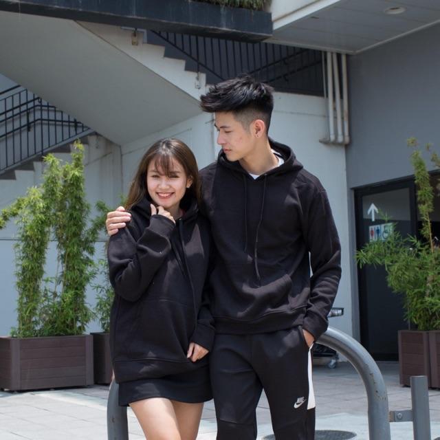 Áo hoodie trơn nam MAYLAN STORE vải nỉ lót bông dày dặn form áo rộng SHOP MAYLAN