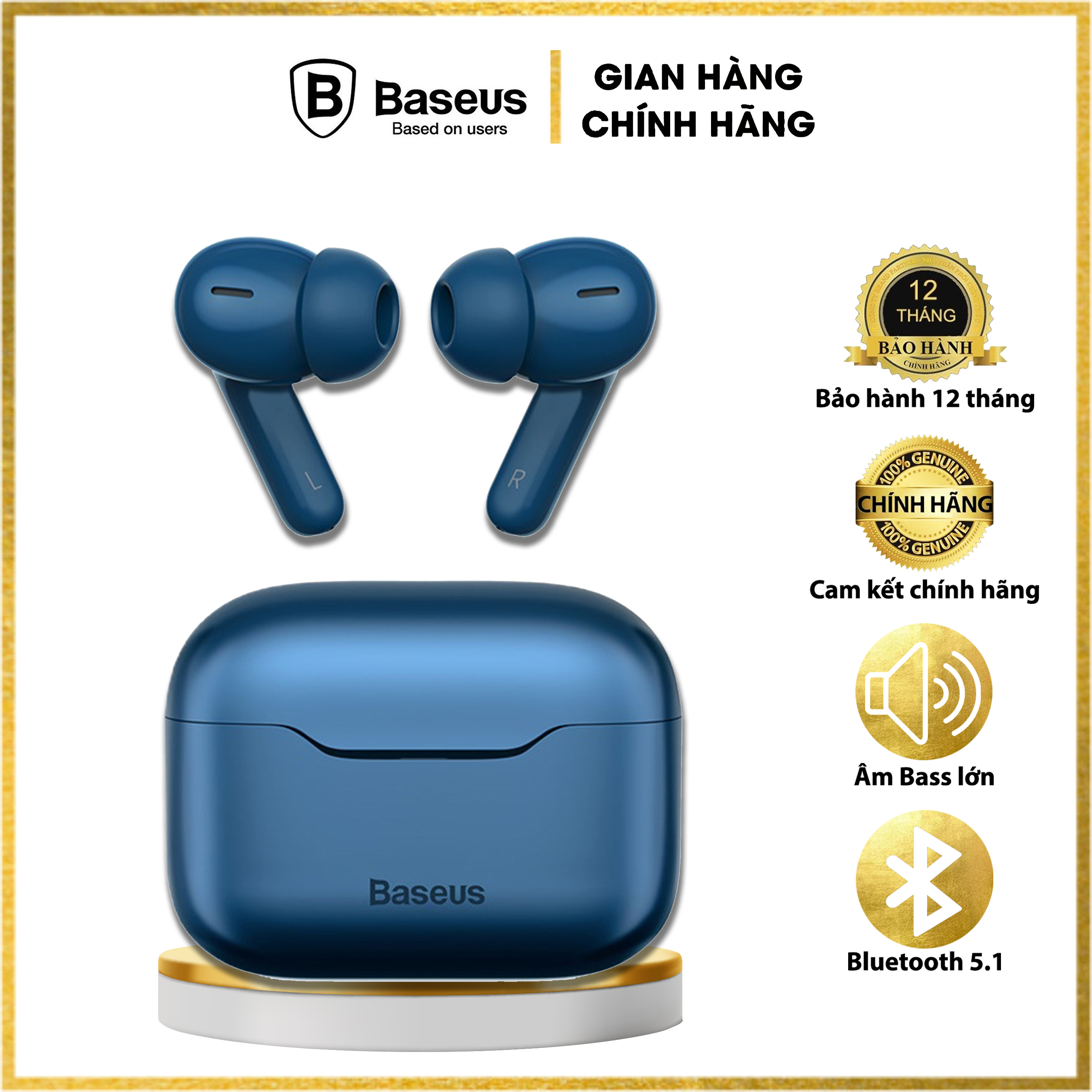 Tai nghe TWS chống ồn chủ động Baseus SIMU ANC S1 / S1 Pro True Wireless Earphone (Xuyên Âm, Hi Fi/ Stereo, AAC/SBS, Dual Core DSP) - Hàng chính hãng