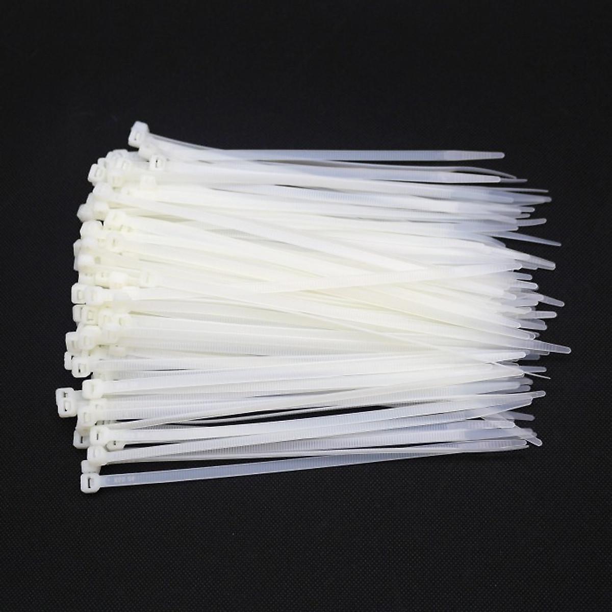 Combo 5 bịch -Dây rút nhựa 10cm ,15cm, 20cm, 30cm - màu trắng