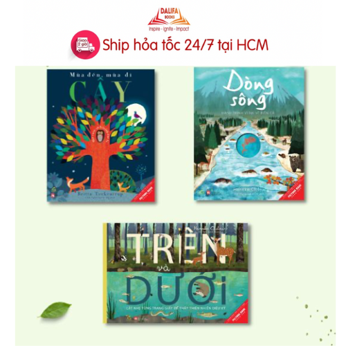 Bộ Sách Tranh Song Ngữ Thiên Nhiên Diệu Kỳ - Trên Và Dưới, Dòng Sông, Mùa Đến Mùa Đi - Cây Combo Lẻ Tuỳ Chọn - Combo