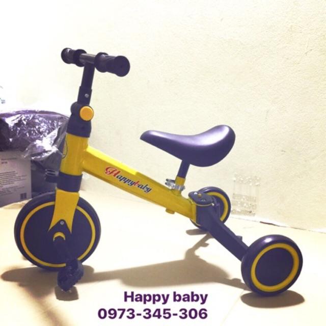 Xe chòi chân đa năng gấp gọn cho bé có khóa hãm chốt