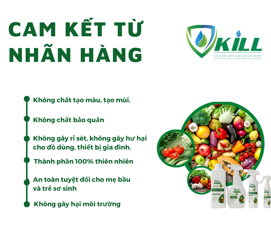 Nước ion Vkill  Rửa Rau Củ Quả