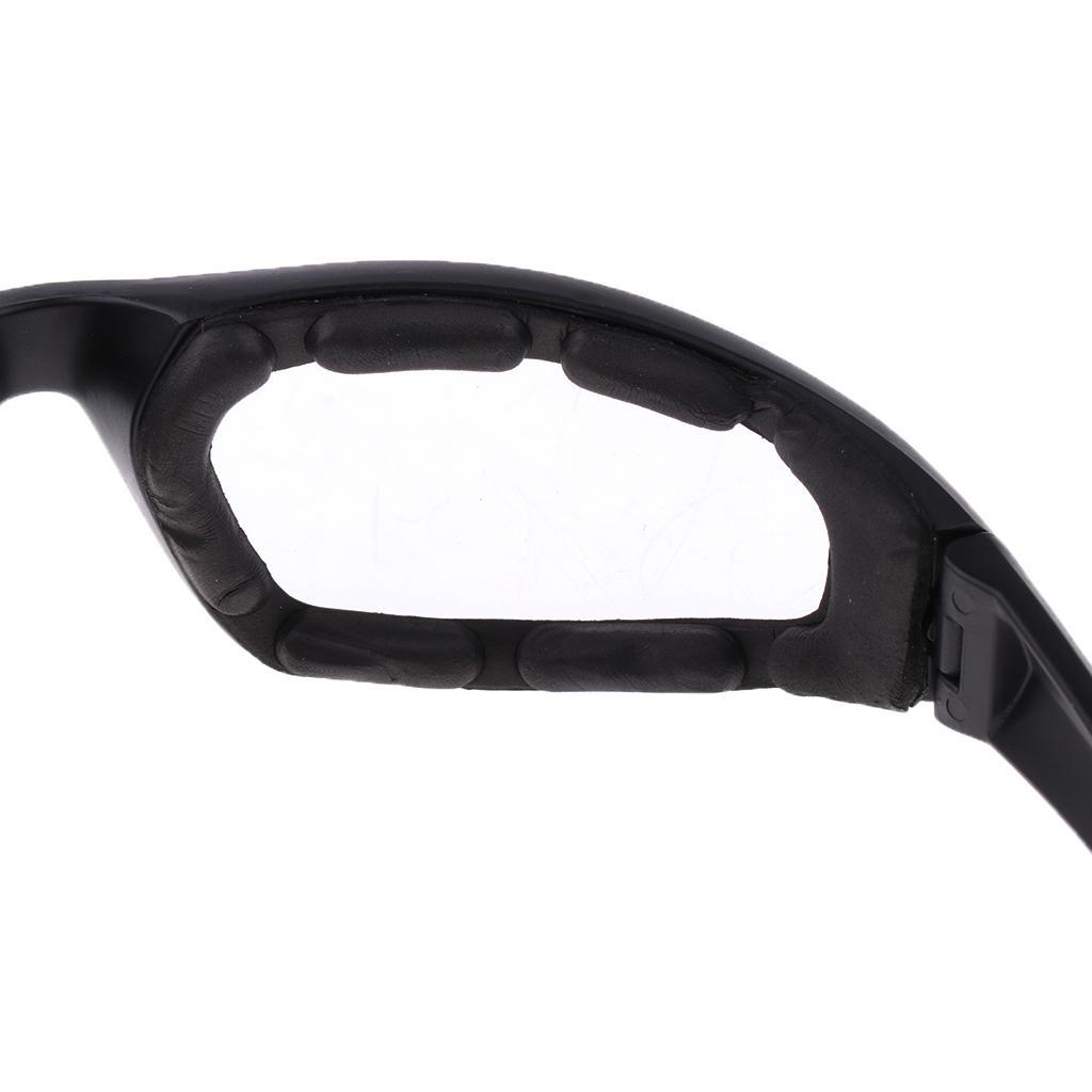 4X Motorcycle Goggles Windproof Dustproof Glasses Outdoor Riding Padded Glasses
