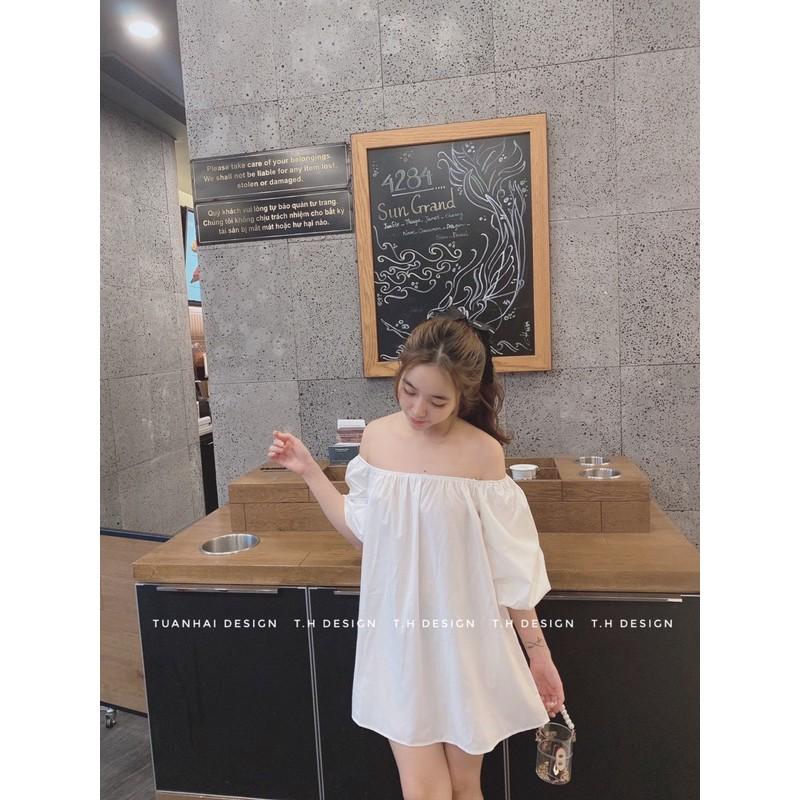 Áo trễ vai tay bồng