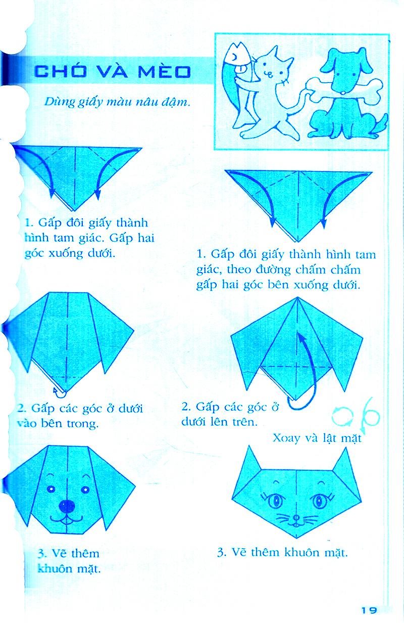Sách Trẻ Em Khéo Tay Gấp Hình - Tập 2 (Tái Bản)