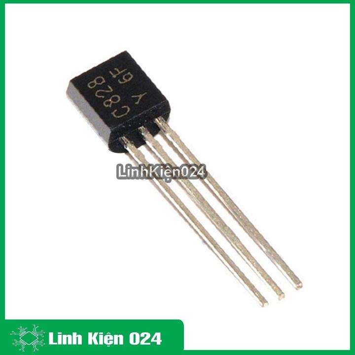 C828 TO-92 transistor NPN 0,1a 25v