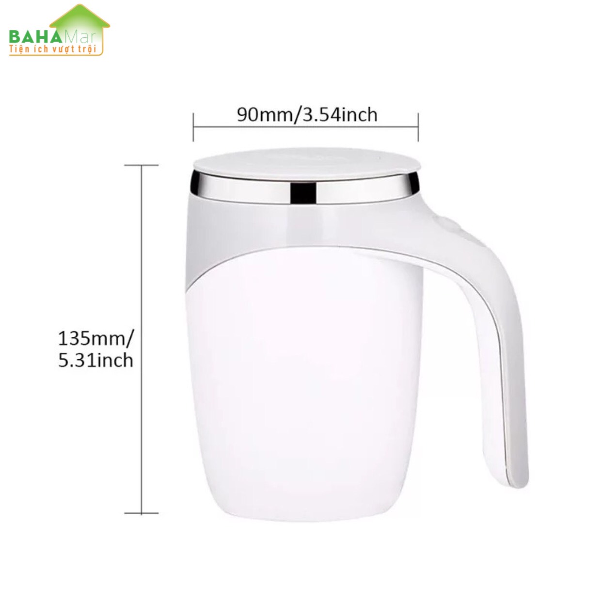 CỐC TỰ KHUẤY XOAY TỪ TÍNH BẰNG THÉP KHÔNG GỈ CHỊU NHIỆT TỐT "BAHAMAR" Sử dụng công nghệ đen thông minh Pha trộn đồ uống nhanh chóng mà không cần lắc hoặc khuấy
