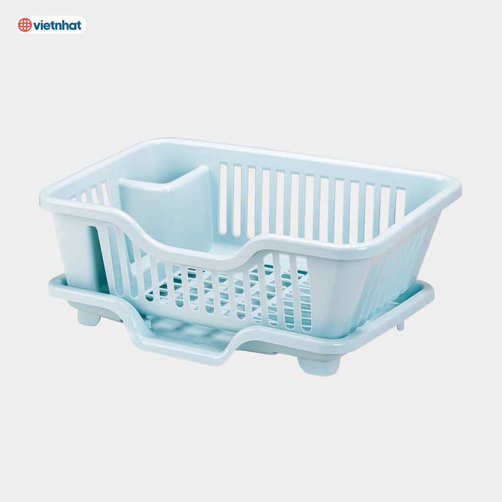 Rổ Úp Bát Tiện Ích Việt Nhật, Giá Để Bát Đĩa , Khay Úp bát, Có Lỗ Thoát Nước Tiện Ích Chất Liệu Nhựa PP An Toàn- Hàng Việt Nam