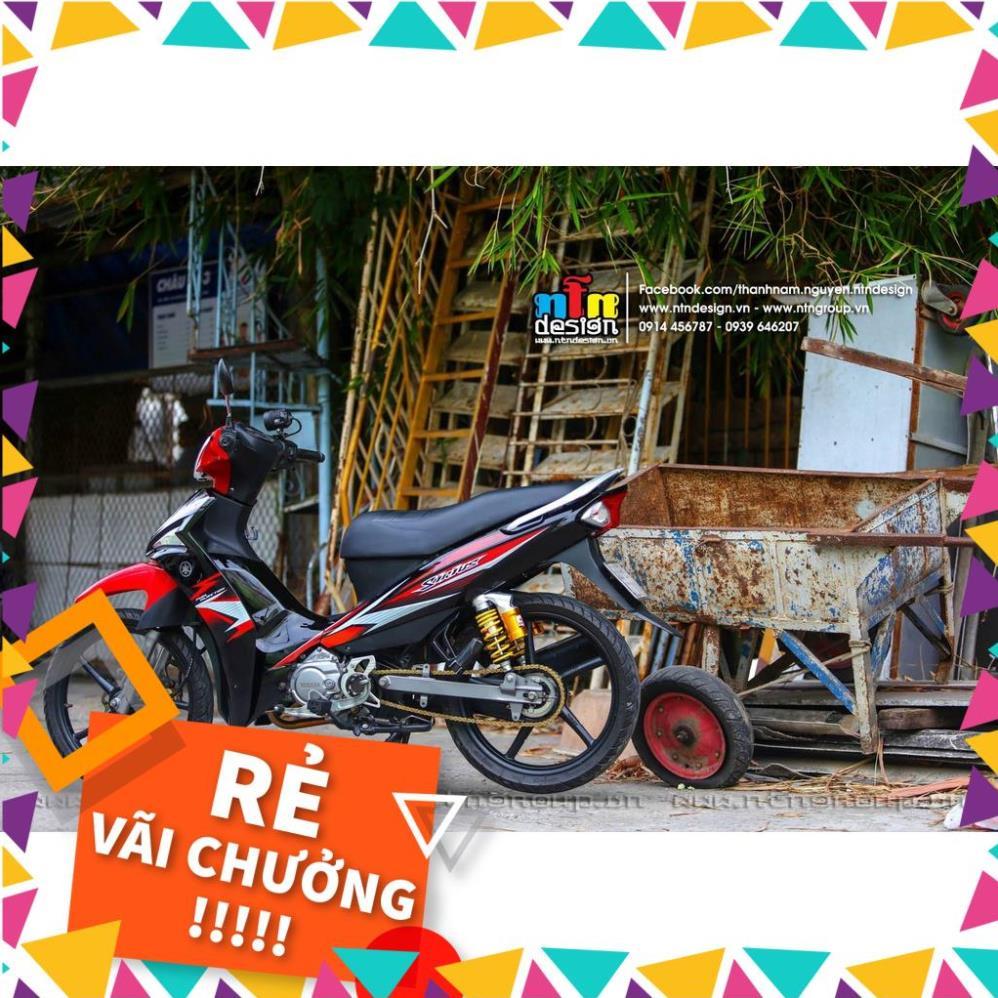 Tem Rời Sirius Fi Mẫu Đỏ Trắng Đen