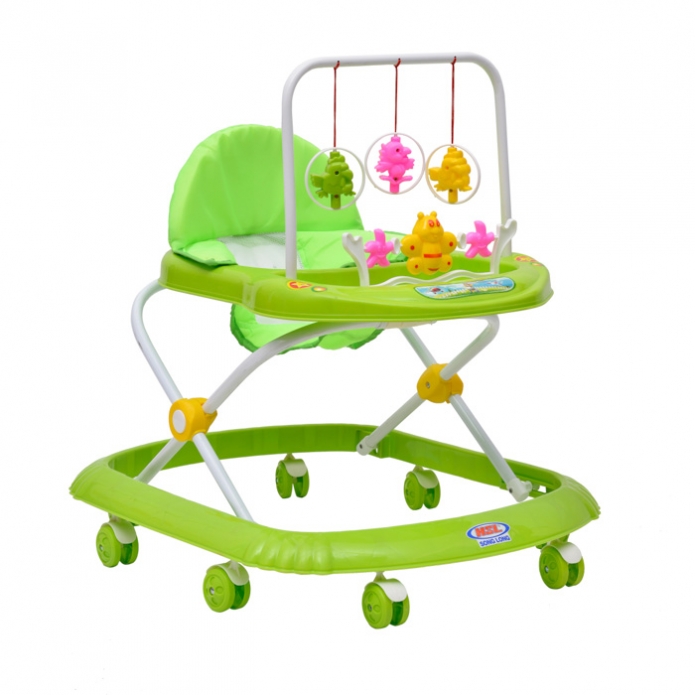 xe tròn tập đi  AA1 cho bé- Song Long – xanh lá