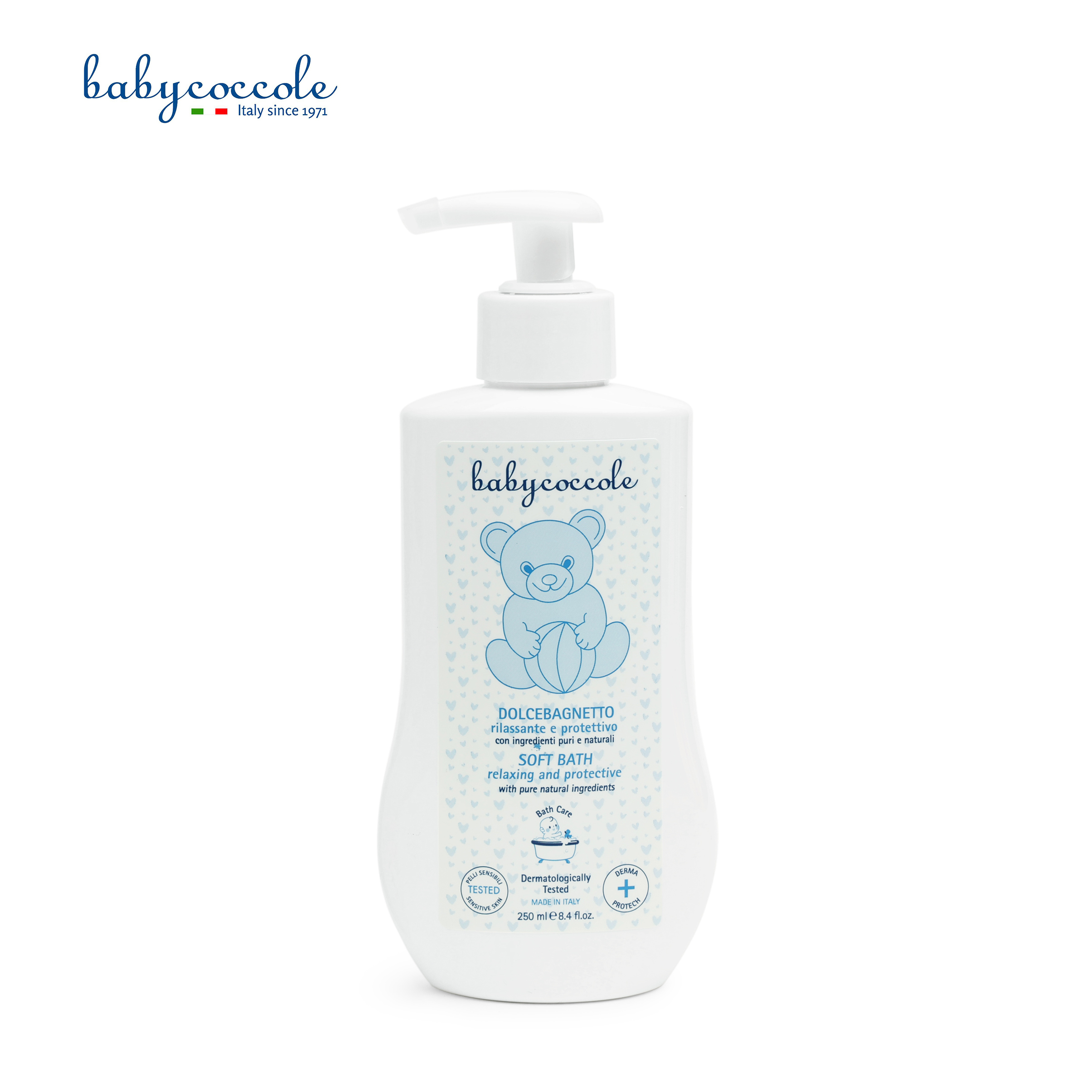 Sữa tắm giữ ẩm chiết xuất hoa sen Babycoccole 250ml 0M+