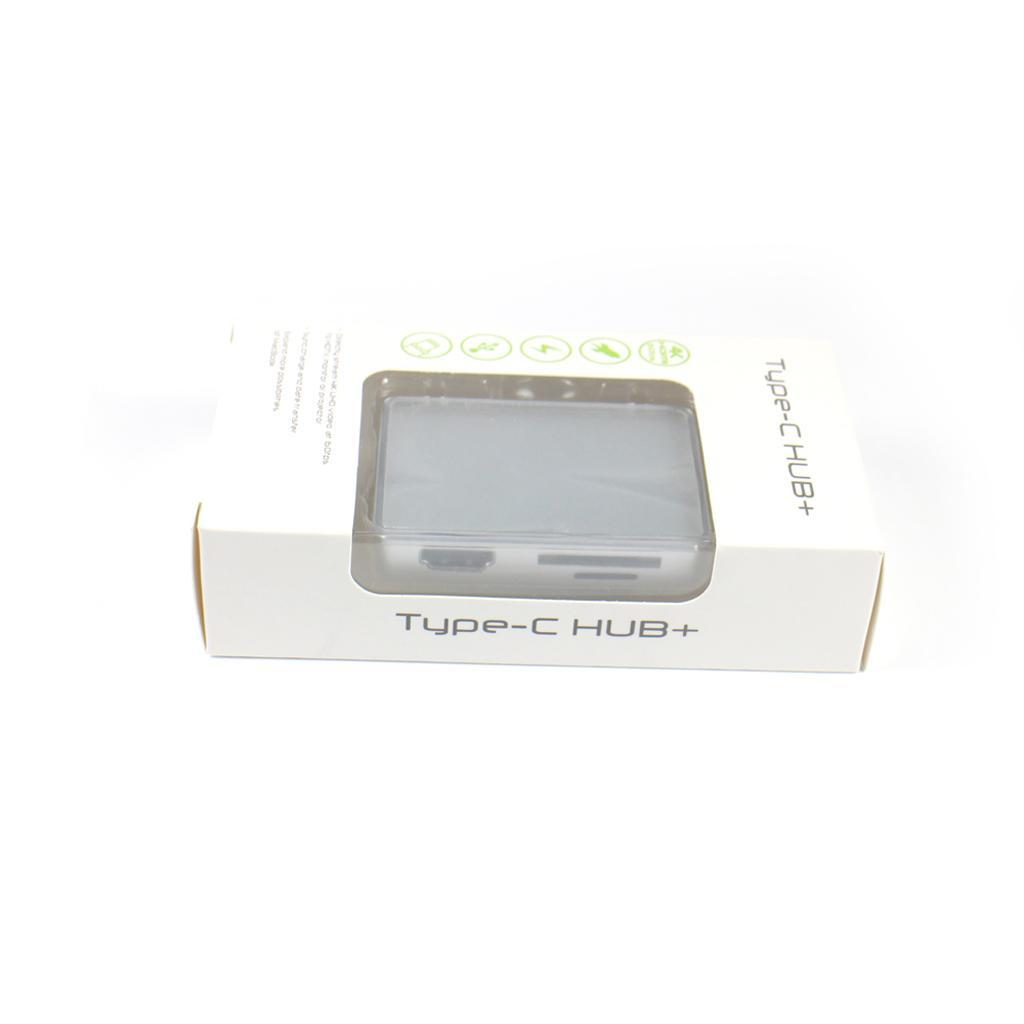 MacBook 7 in 1 4K HDMI Multiport Type-C Port USB Hub Card Reader Adapter