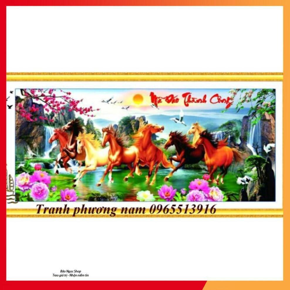 Tranh thêu mã đáo thành công tuyệt đẹp 150x73cm