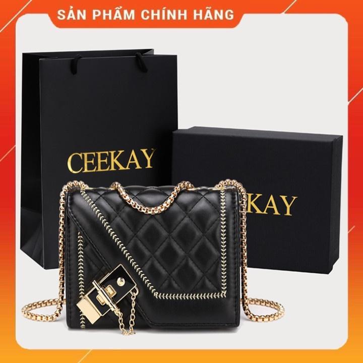 Túi xách nữ đeo chéo (có sẵn) fullbox + túi xách thời trang CeeKay đẹp chính hãng cao cấp