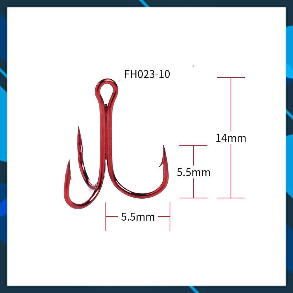 Set 20 Lưỡi câu 3 tiêu 4-6-8-10,Chuyên Đồ Câu Lure lưỡi câu cá 3 tiêu,cần câu lure