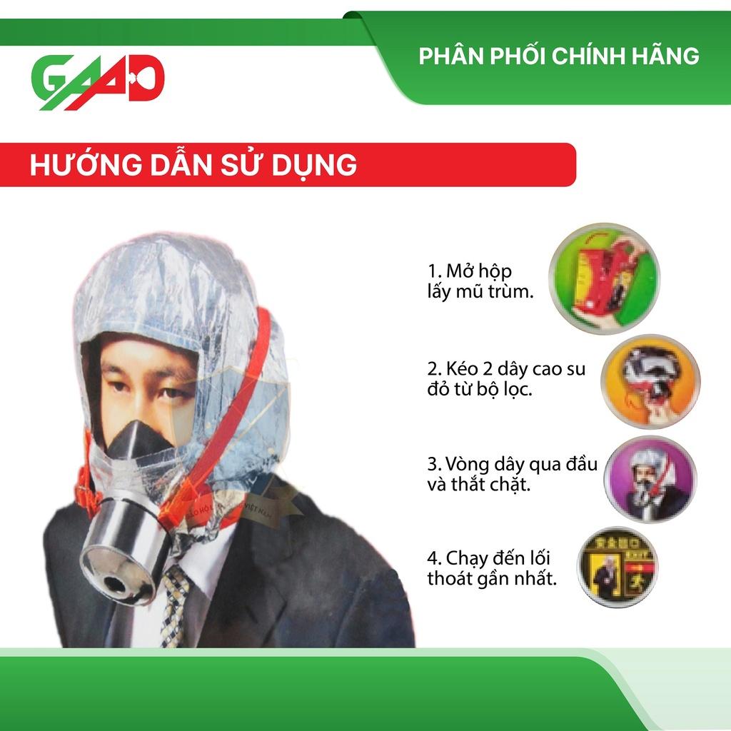 Mặt Nạ Phòng Khói Độc, Mặt Nạ Thoát Hiểm Phòng Cháy, Chống Ngạt Khói