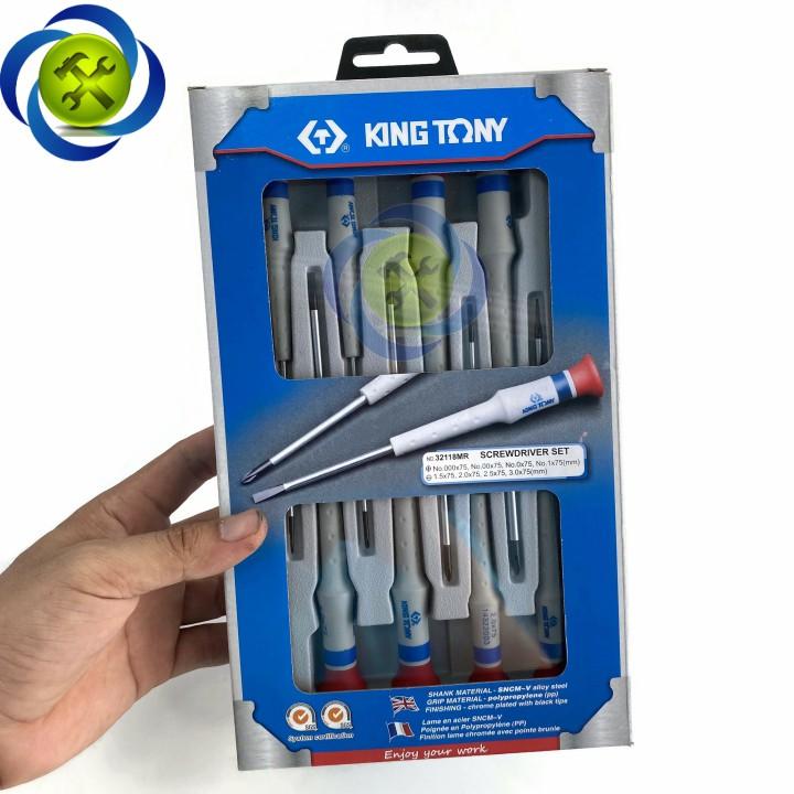 Bộ vít sửa điện tử Kingtony 32118MR 8 cây