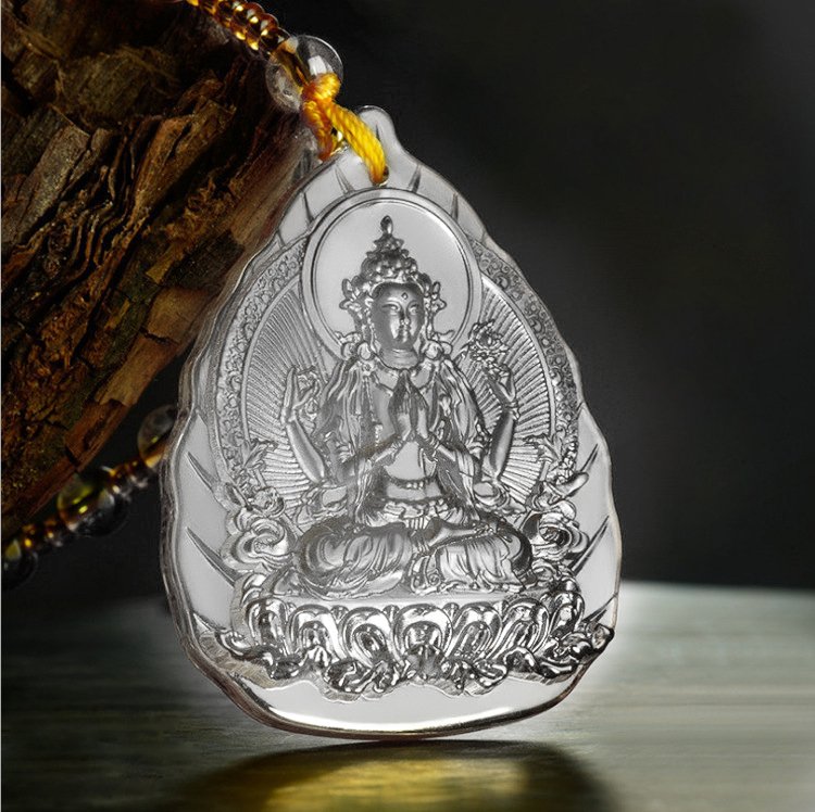Chuỗi hạt đeo cổ Phật Quan Âm Tứ Thủ - ĐỨC QUAN ÂM TỨ THỦ ( AVALOKITESVARA) - CH01
