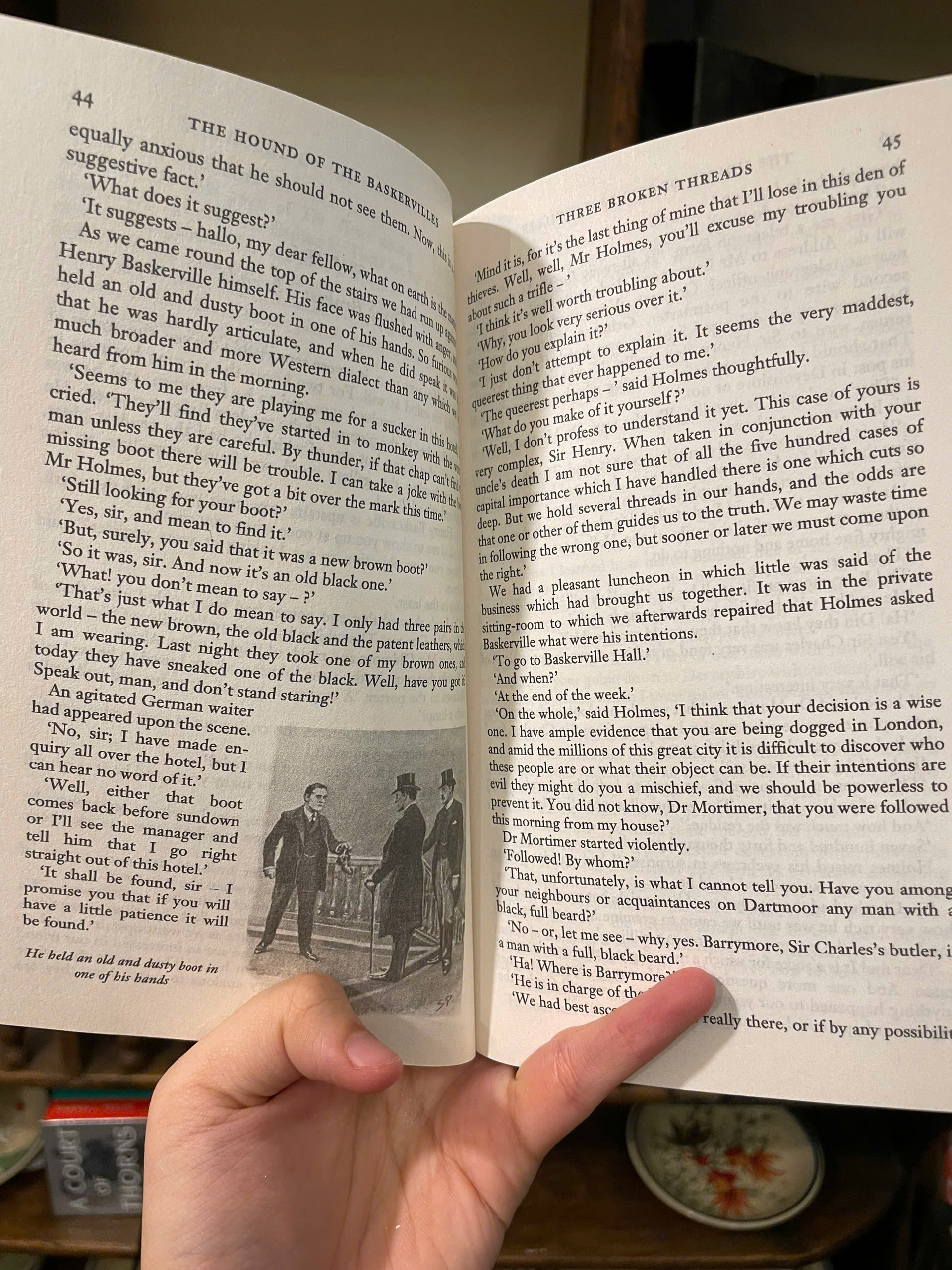 Sách - The Hound of the Baskervilles &amp; The Valley of Fear (Sherlock Holmes) by Arthur Conan Doyle