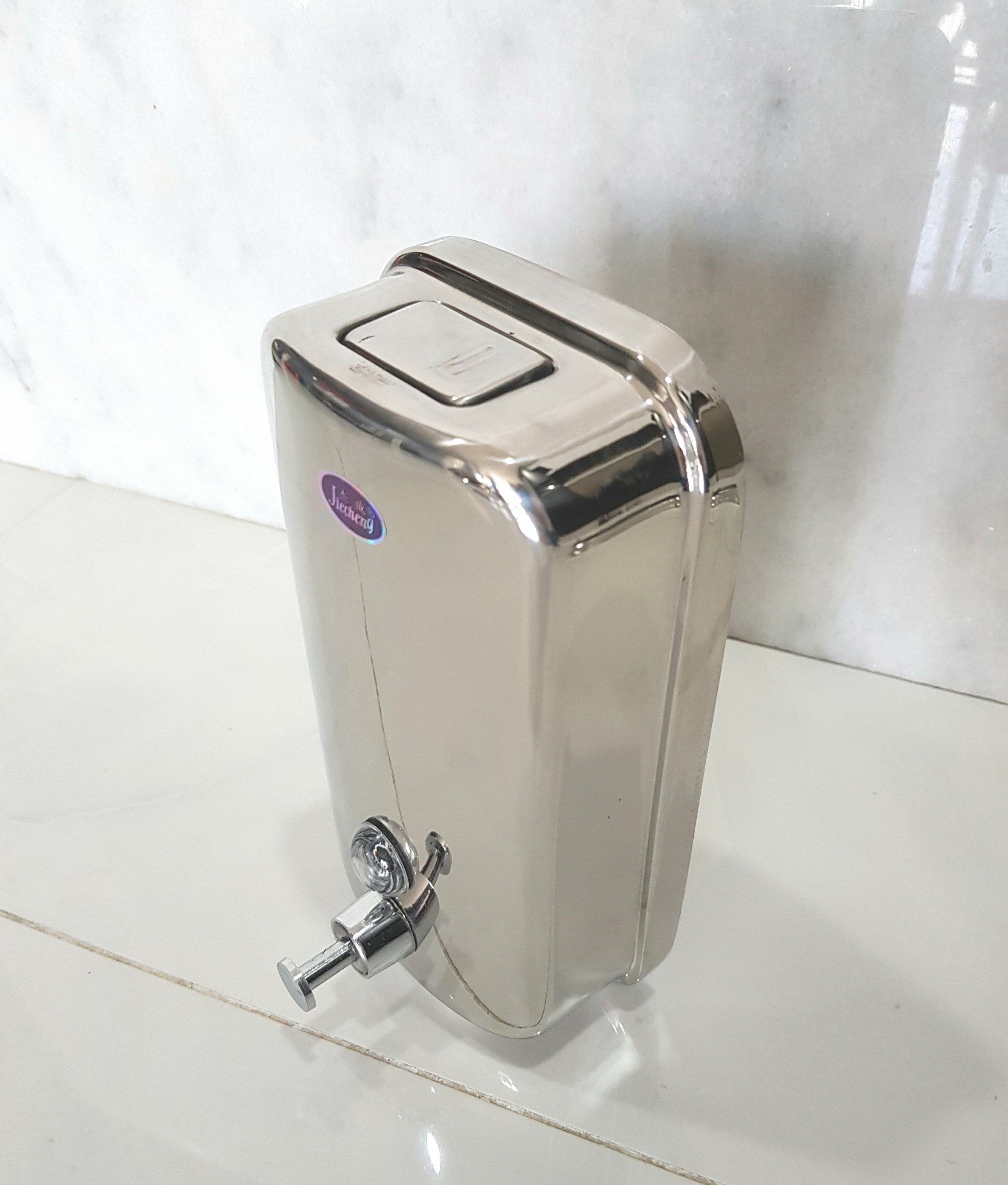 BỘ 2 HỘP ĐỰNG NƯỚC XÀ PHÒNG RỬA TAY INOX CÓ 3 DUNG TÍCH