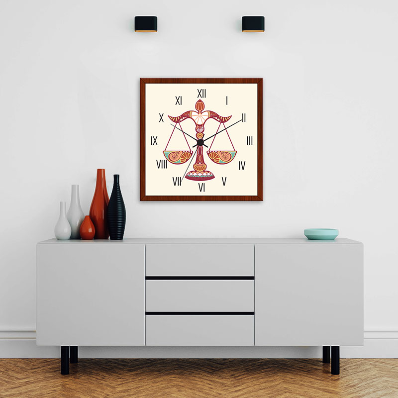 Đồng hồ treo tường cung Thiên Bình WC052