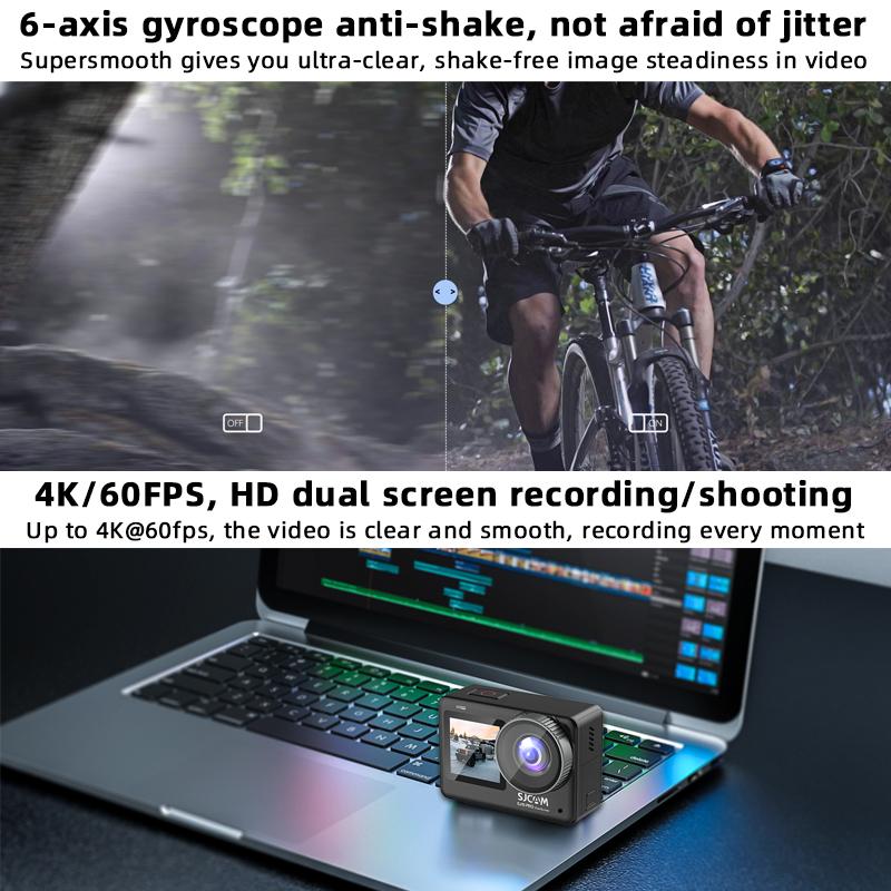 Máy ảnh hành động SJCAM SJ10 Pro Dual Màn hình 4K