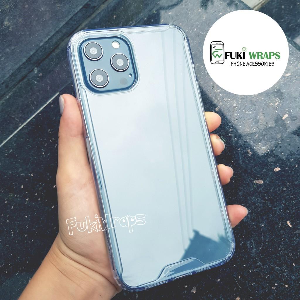 Ốp IPhone Chống Sock Lưng Cứng Viền Dẻo Cho iPhone X XSMAX 11 11PROMAX 12PROMAX Siêu Bền Trong Suốt Không Ố Màu FukiShop