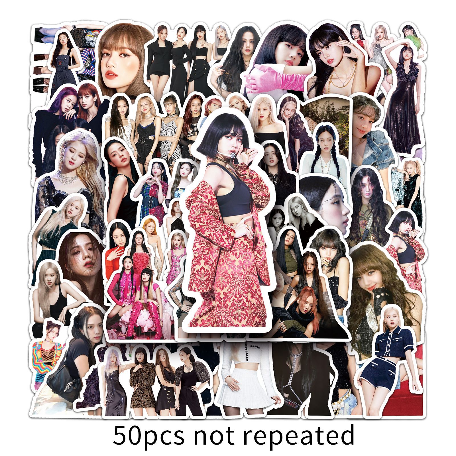 Set 50 hình dán trang trí Blackpink