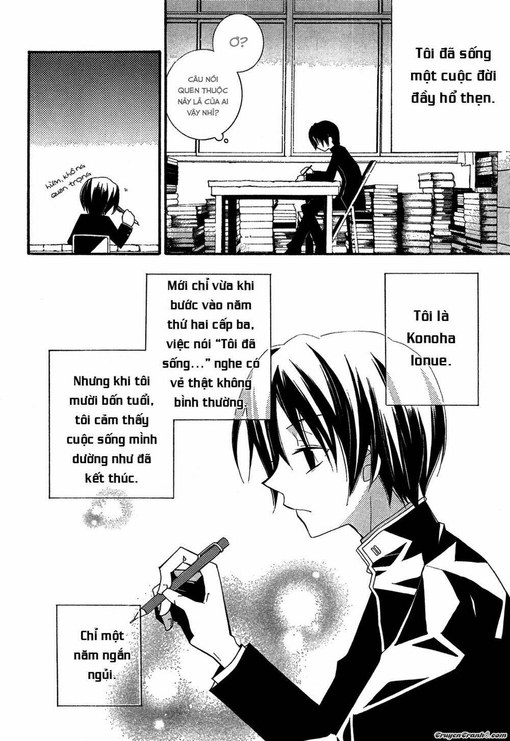 cô gái văn chương và tên hề thích chết chapter 1 3