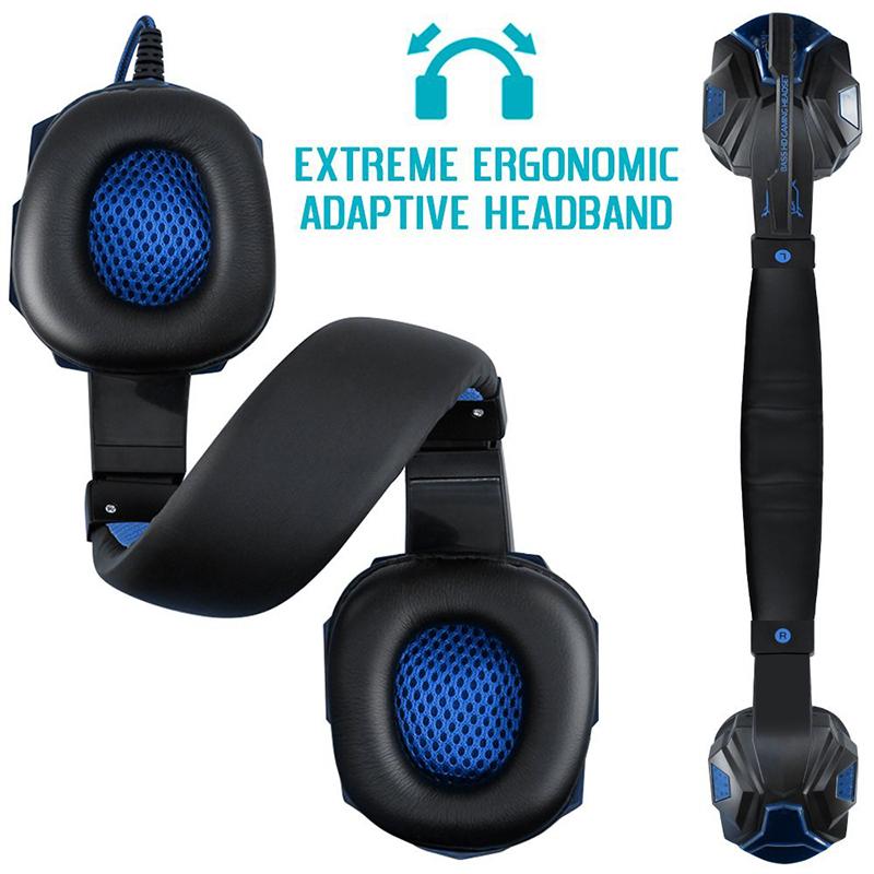 Chuyên Nghiệp LED Game Thủ Tai Nghe Cho Máy Tính PS4 PS5 FIFA 21 Tai Nghe Chơi Game Bass Stereo PC Tai Nghe Có Dây Kèm Mic