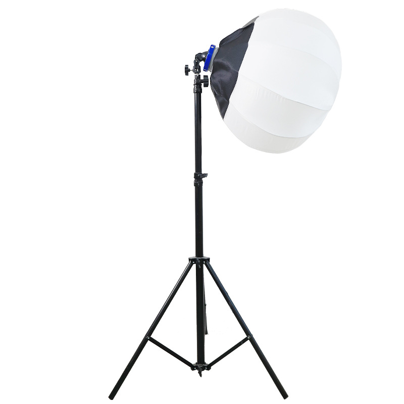 Softbox cầu tròn 65 cm làm mềm ánh sáng đèn 285w chân cao 2m3 hỗ trợ chụp ảnh chuyên nghiệp