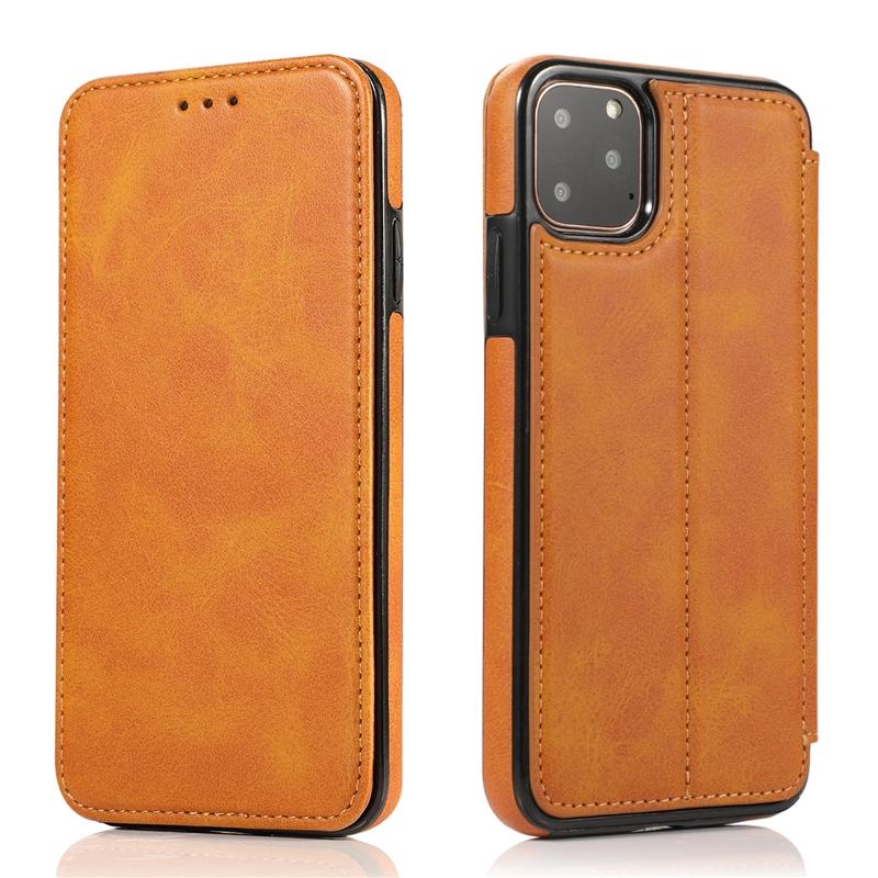 Ốp Lưng Da Nắp Gập Có Ngăn Đựng Thẻ Cho Iphone 11 Pro Xs Max Xr I8 I7 I6 Se2 Plus