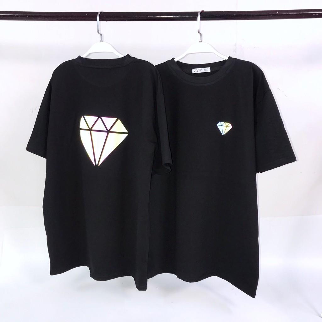Áo thun phản quang Unisex - Kim cương