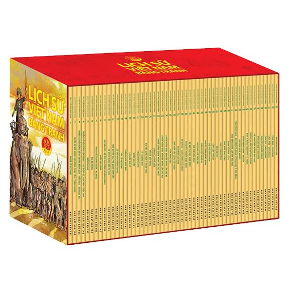 Boxset Lịch Sử Việt Nam Bằng Tranh Trọn Bộ (Bộ Hộp 53 Cuốn)