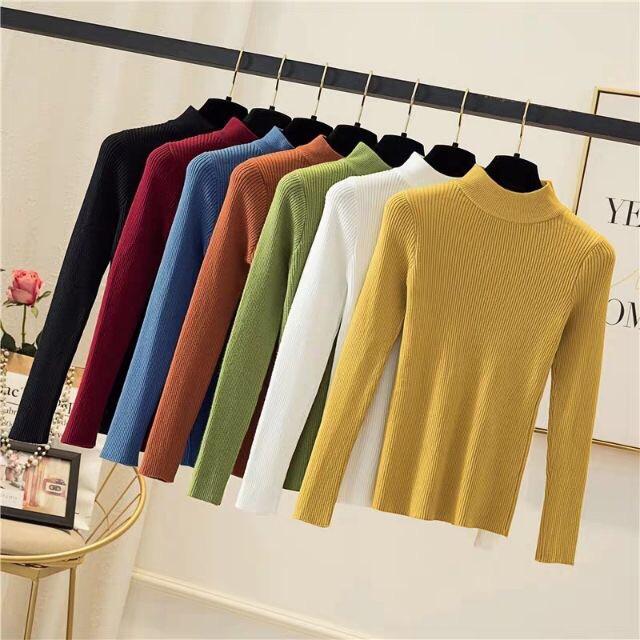 Áo len cổ 3 phân mềm mịn - Loại 1