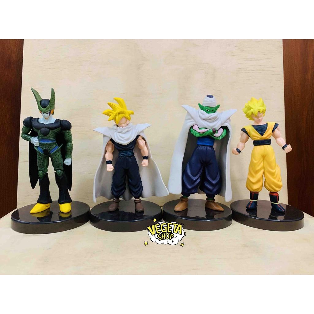 Mô hình Dragon Ball - Trunks Vegeta Chiaotzu Cell Picclo Goku Frieza Krillin Android 20 Broly Fide - Đế đen - Cao 8~13cm