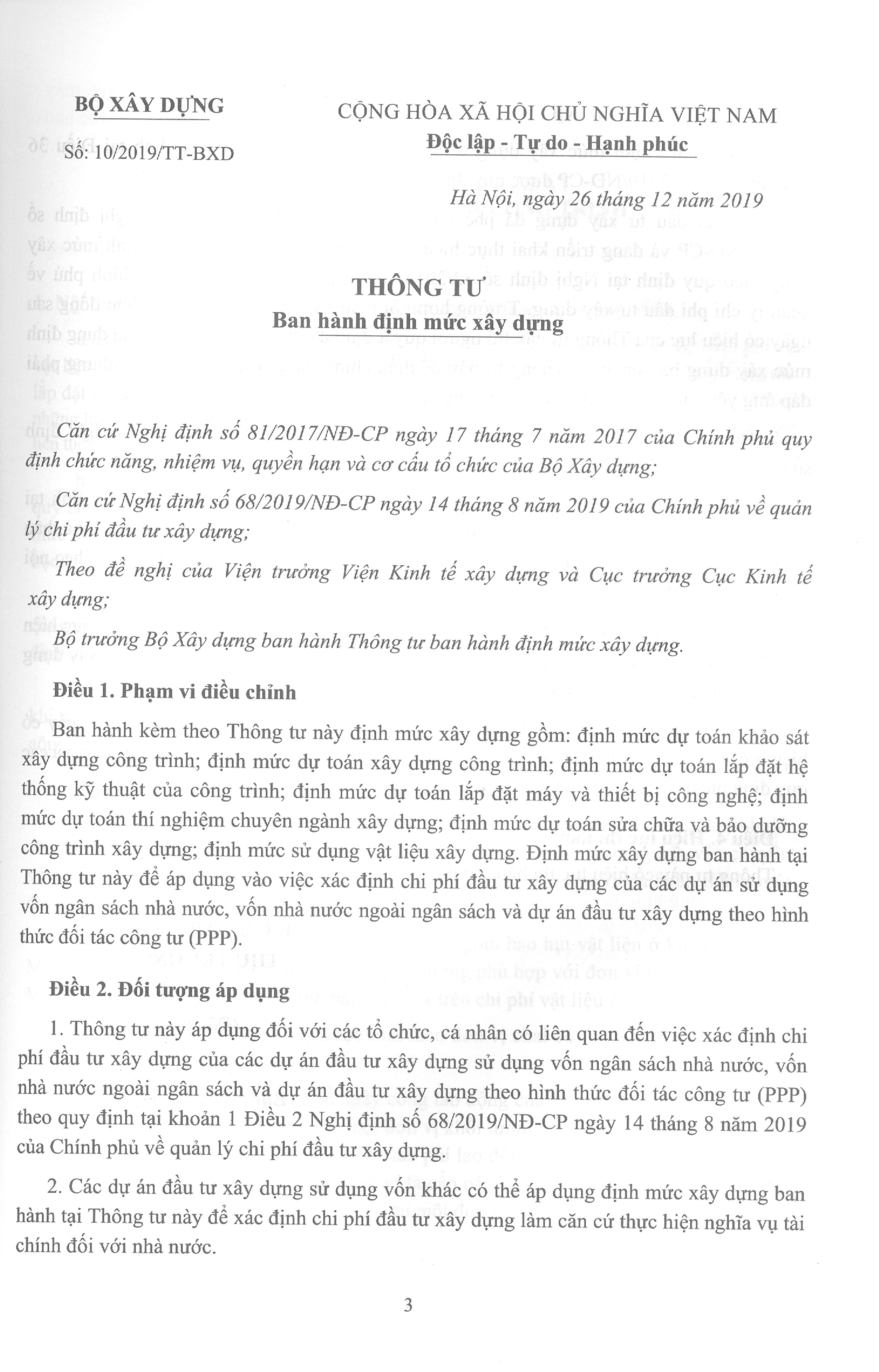 Định Mức Dự Toán Lắp Đặt Hệ Thống Kỹ Thuật Của Công Trình