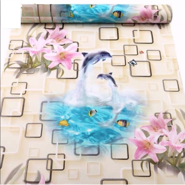 Combo Cuộn 5 Mét Decal Giấy Dán Tường Mẫu HOẠT HÌNH Có Keo Sẵn Khổ 45cm