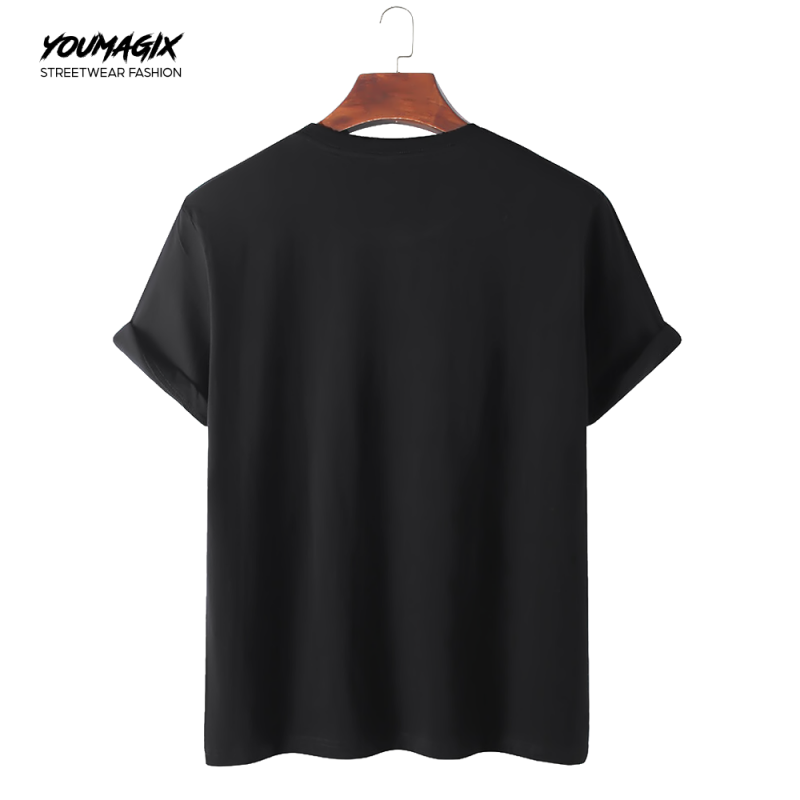 Áo Thun Tay Lỡ Form Rộng Unisex 100% Cotton In Hình Angel Wanna Be