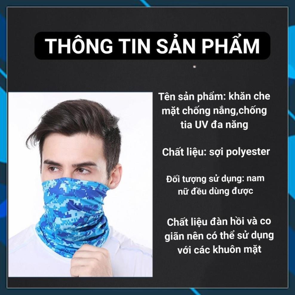 Bộ Combo Gang Tay Và Khăn Che Mặt Chống Nắng,Chống Tia UV Bảo Vệ Toàn Mặt