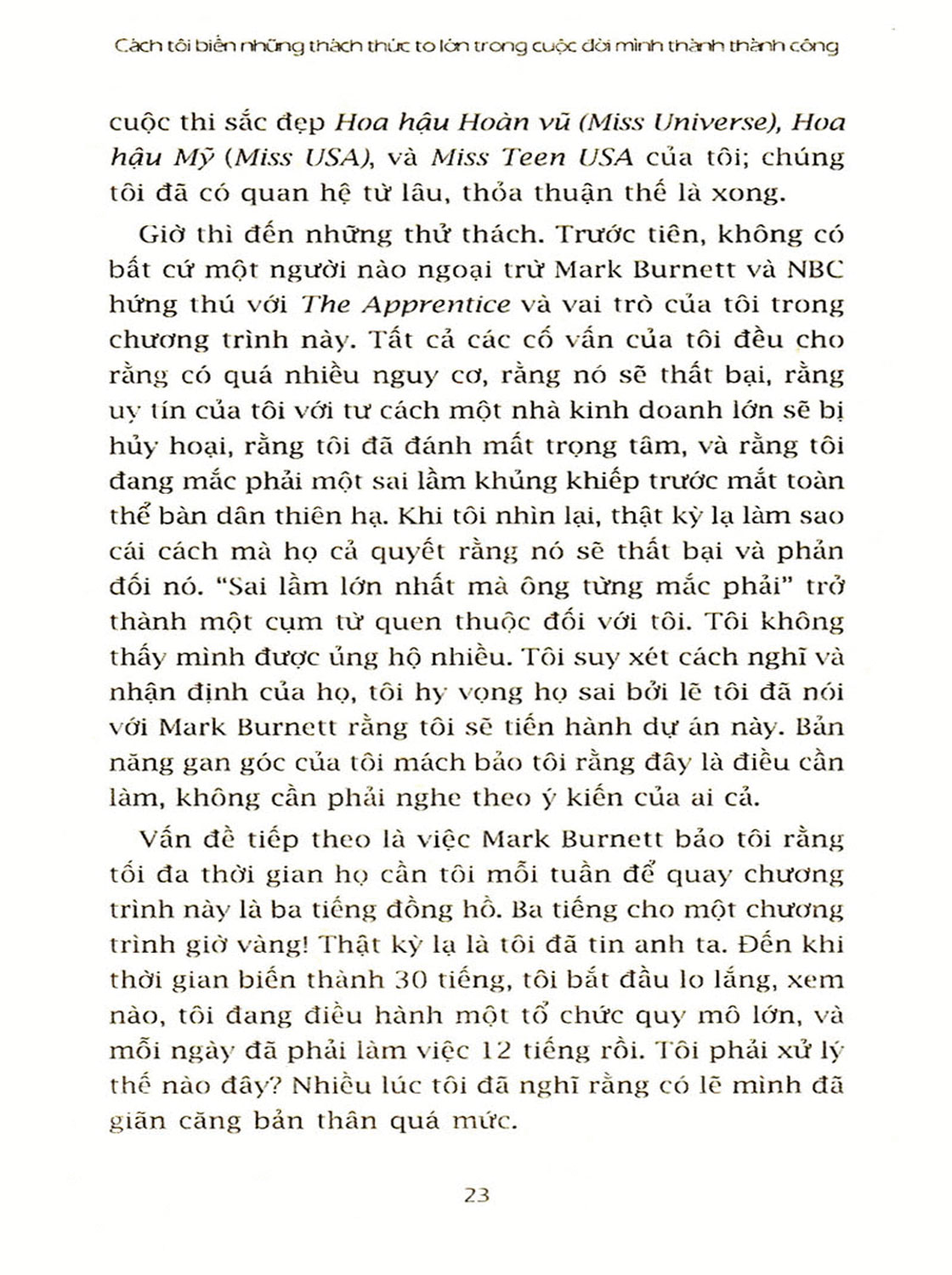 Đừng Bao Giờ Bỏ Cuộc (Donald Trump) - TRẺ