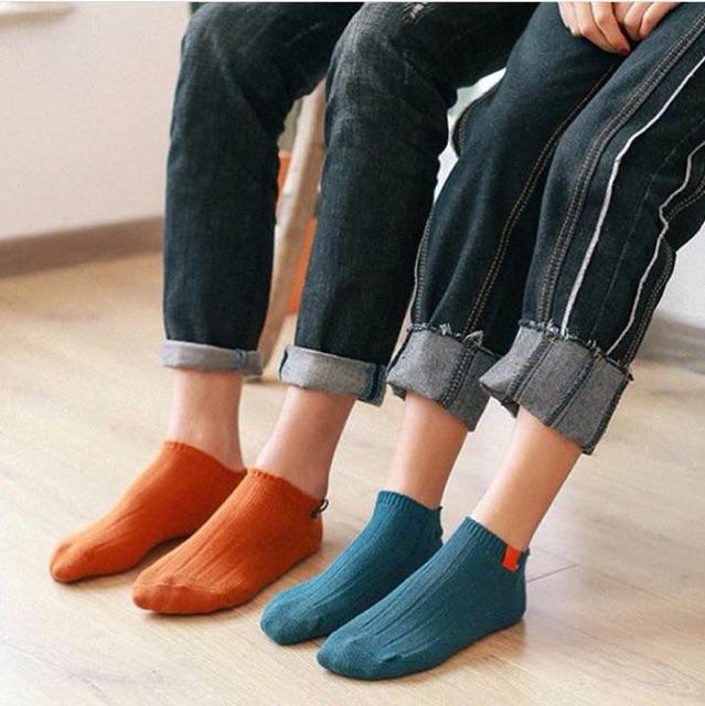 Tất vintage ngắn cổ