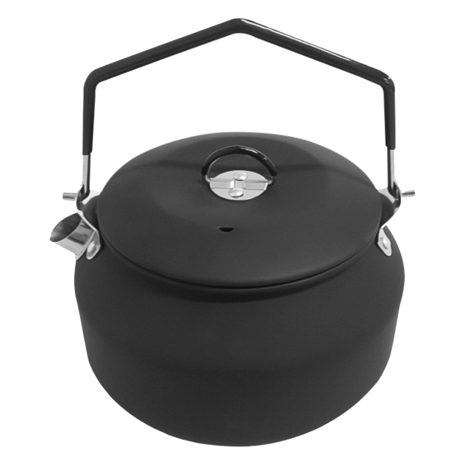 1.1L Outdoor Camping Kettle, Stainless Steel Tea Kettle, Compact Lightweight Coffee Pot