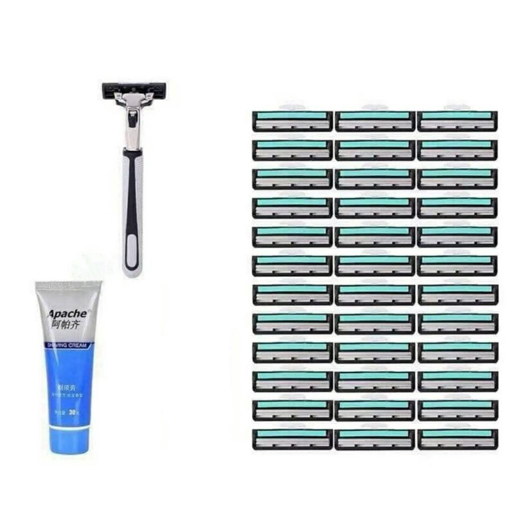 BỘ DAO CẠO RÂU KÈM 36 LƯỠI CẠO
