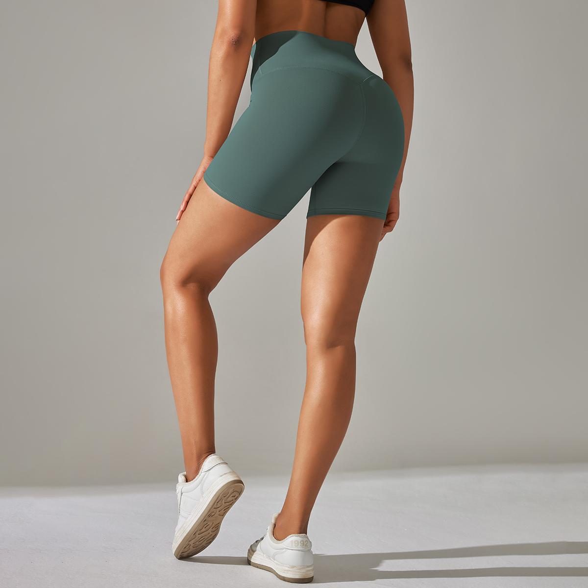 Quần short yoga quần short thể dục nữ chạy xe đạp xe đạp quần short thể thao thoáng khí Color: Cocoa Size: XL