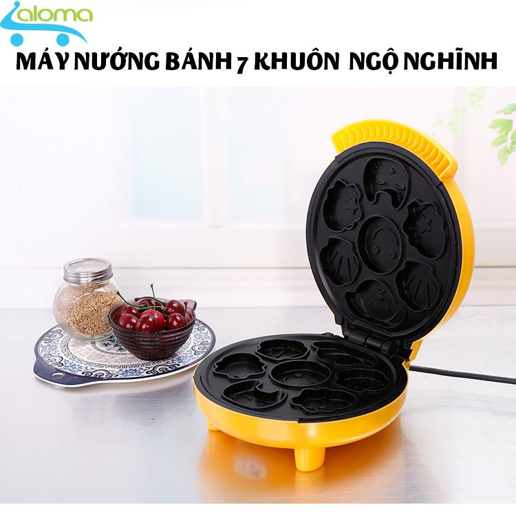 Máy nướng làm bánh mỳ 7 khuôn hình thú máy đánh trứng đánh kem nhào bột