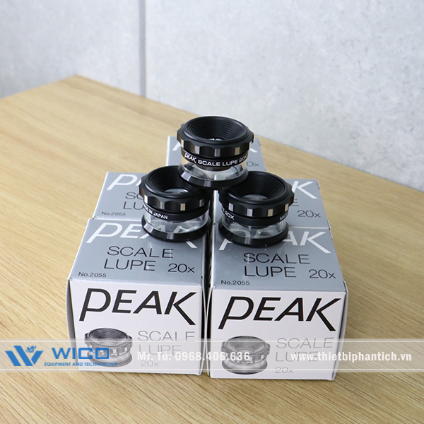 Kính Lúp Peak Cầm Tay Có Vạch Thước | Model: 2055-20X | Độ Phóng Đại 20X