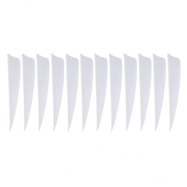 2x 12pcs 4 Inch Archery Arrow Drip Vanes Natural Feather Fletchings Arrow Shaft DIY